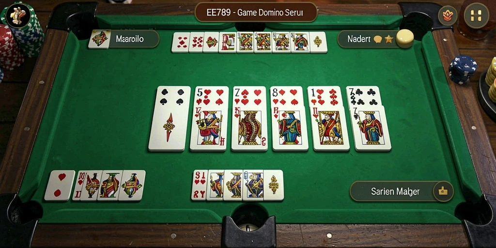 Tampilan gameplay seru dari game Domino EE789.