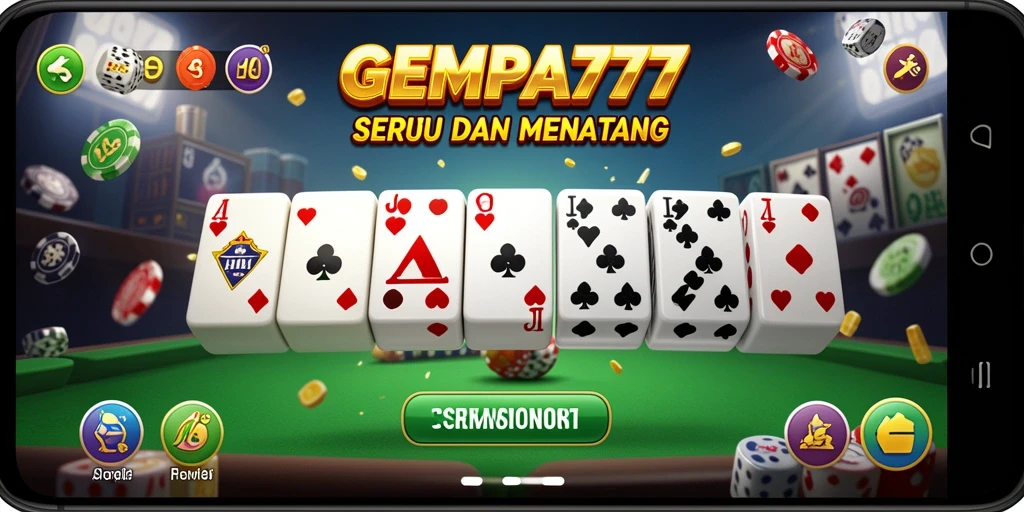 Tampilan gameplay seru dan interaktif dari GEMPA777.