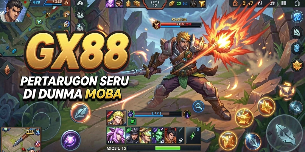 Tampilan utama gameplay <strong>GX88</strong> yang menakjubkan dan seru.