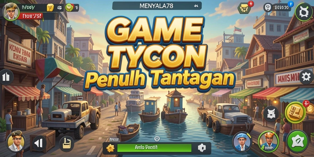 Gameplay MENYALA78 menampilkan manajemen bisnis yang seru dan penuh tantangan.