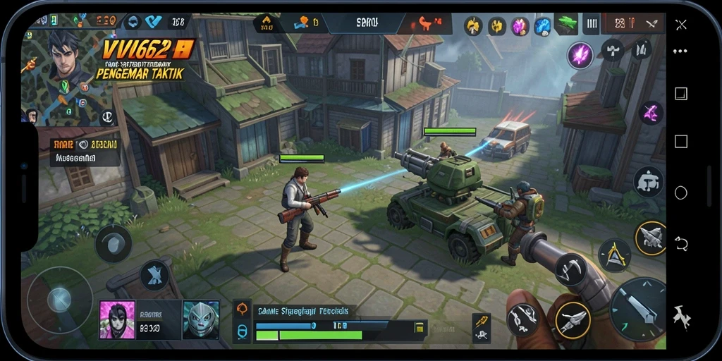Tampilan gameplay seru di VV62 yang menunjukkan strategi dalam aksi.